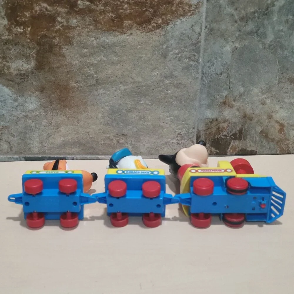 Vintage Disney Mickey Mouse Train with Donald Duck Pluto Wind Up